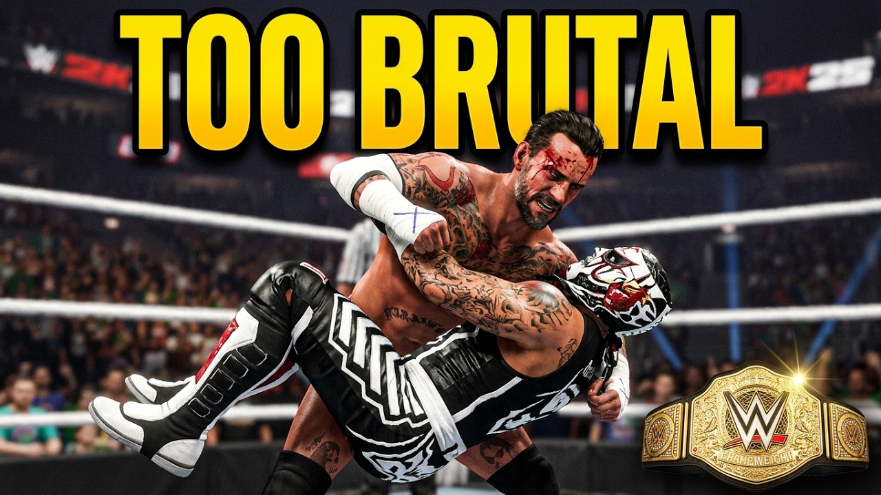 WWE 2K25 | CM Punk vs. Penta should have been for The World Heavyweight Championship? Rate my game