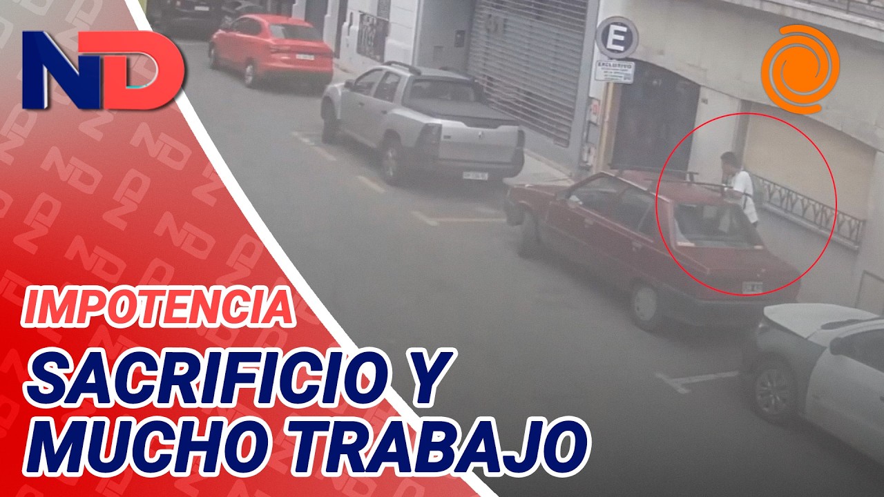 La ANGUSTIA de un albañil al que le ROBARON su auto R9 en pleno centro de Córdoba