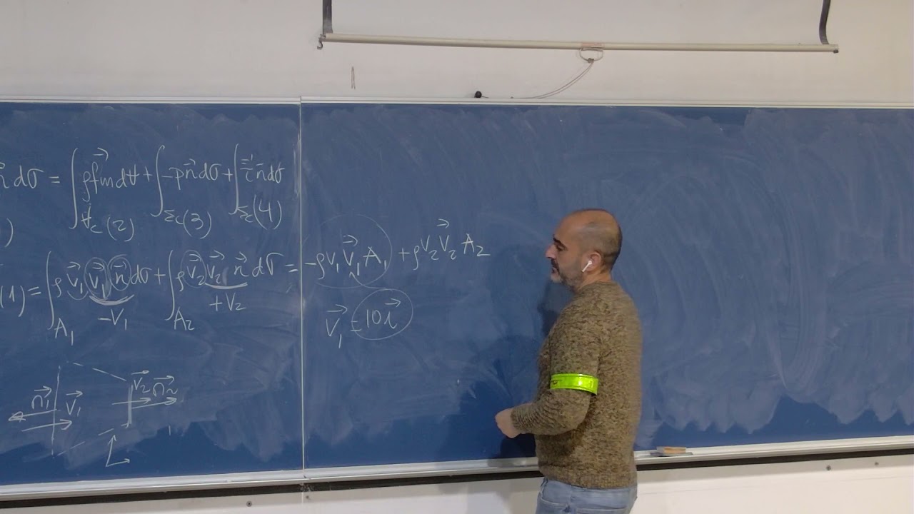 Clase 7_b. Mecánica de fluidos. Tema 6. Ecuación cantidad de movimiento (problema)