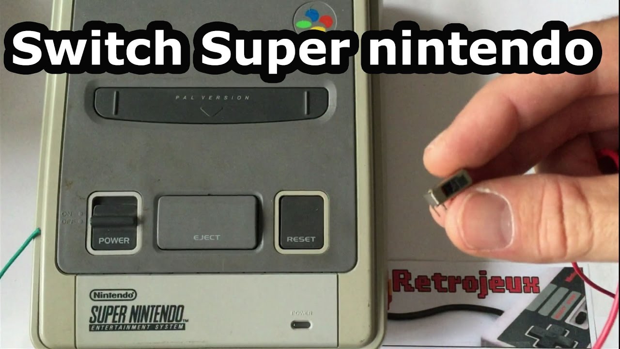 Comment démonter et faire un simple switch sur super nintendo : le tuto !