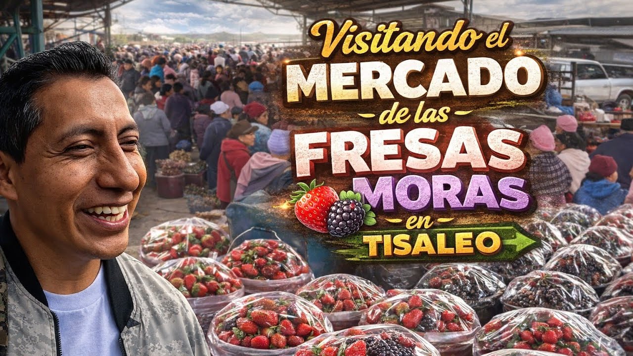 La feria m&aacute;s dulce del Ecuador &iexcl;Una verdadera LOCURA! 😱 Feria de la Fresa y Mora en Tisaleo