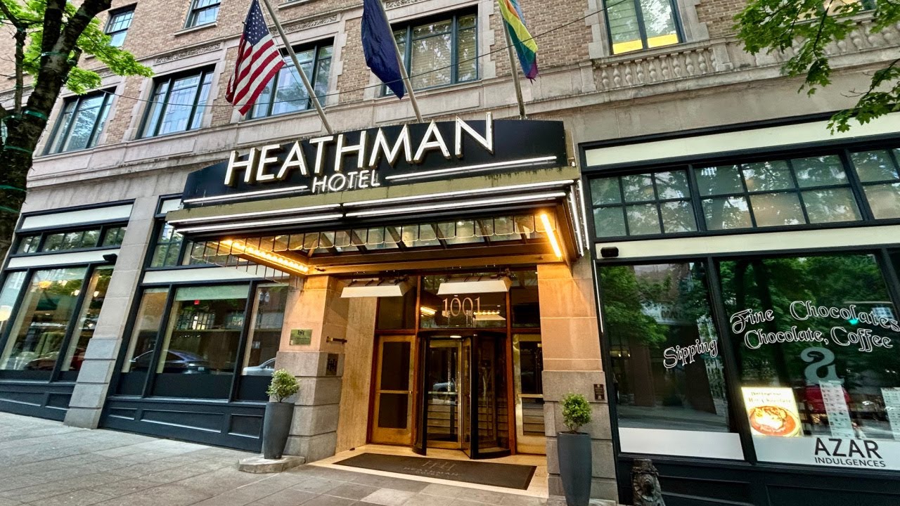 Знаменитый отель! Heathman в центре Портленда: обзор номеров и территории (+ магазин шоколада!)