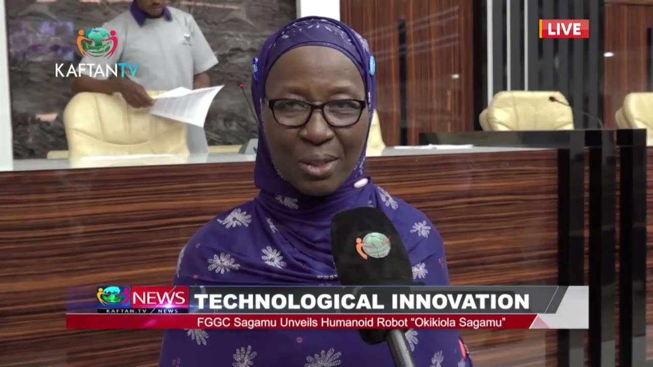 TECHNOLOGICAL INNOVATION: FGGC Sagamu Unveils Humaniod Robot “Okikiola Sagamu”
