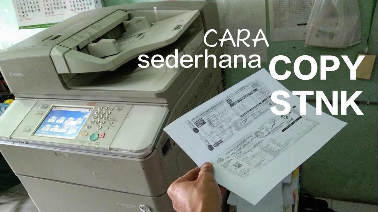 CARA MUDAH FOTOCOPY STNK