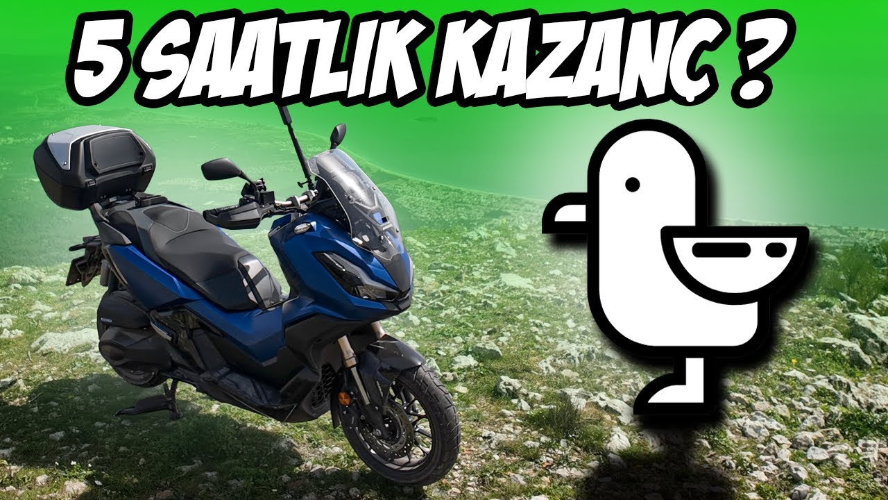 5 saatliğine MARTI TAG sürücüsü olmak | KAÇ PARA KAZANDIM? | Ek iş olarak yapılır mı (Honda Adv 350)