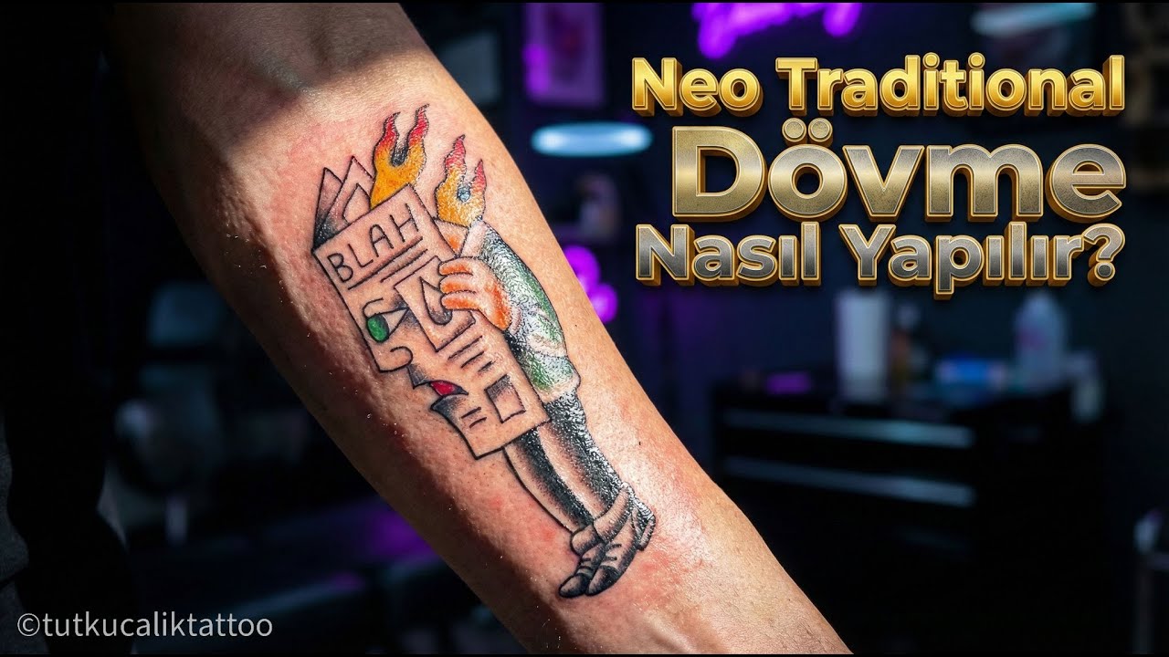 Neo Traditional Dövme Nasıl Yapılır? | Adım Adım Teknik Analiz | Tutku Çalık Tattoo