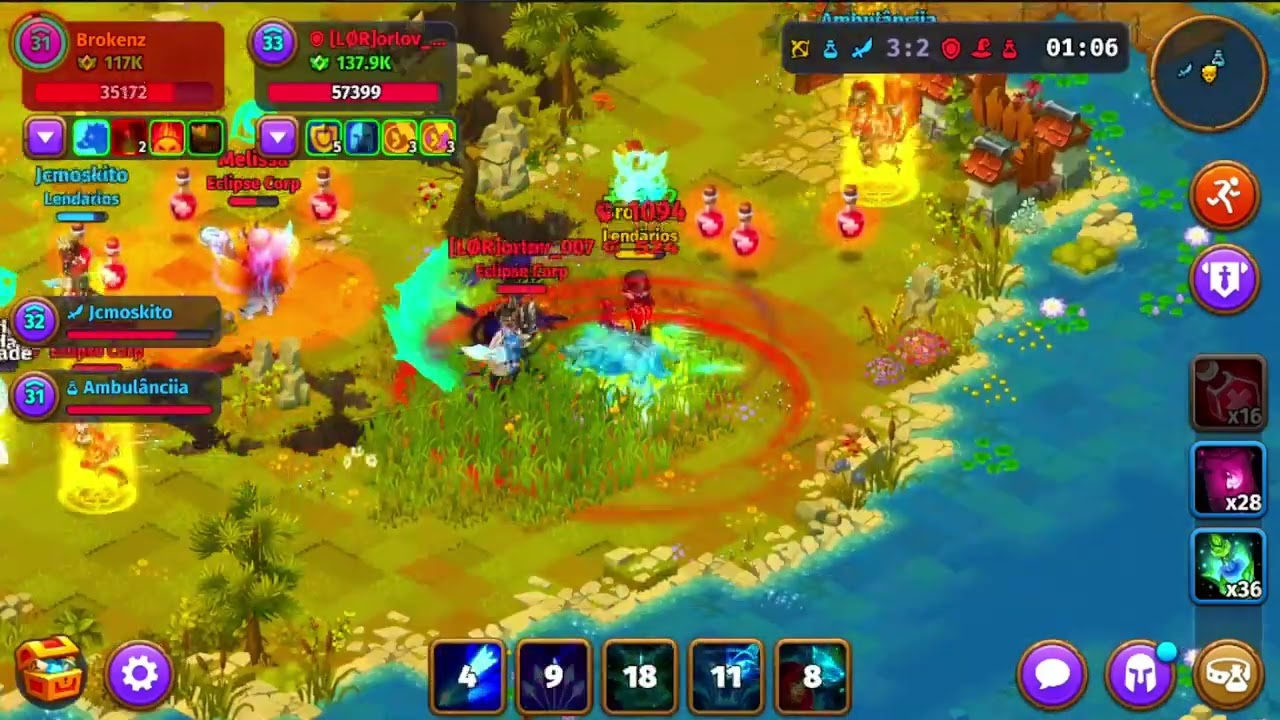 BROKENZ, MOSKITO e AMBU (LND) vs (EC) MELISSA, ORLOV e DARANEY #skylore