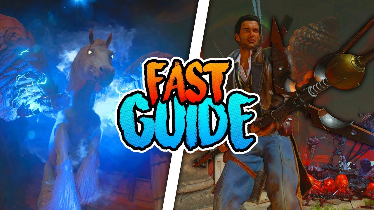 ANCIENT EVIL - PEGASUS STRIKE EQUIPMENT GUIDE (Black Ops 4 Zombies Tutorial)