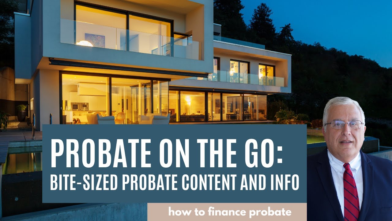 How To Finance Probate Real Estate | Probate On the Go
