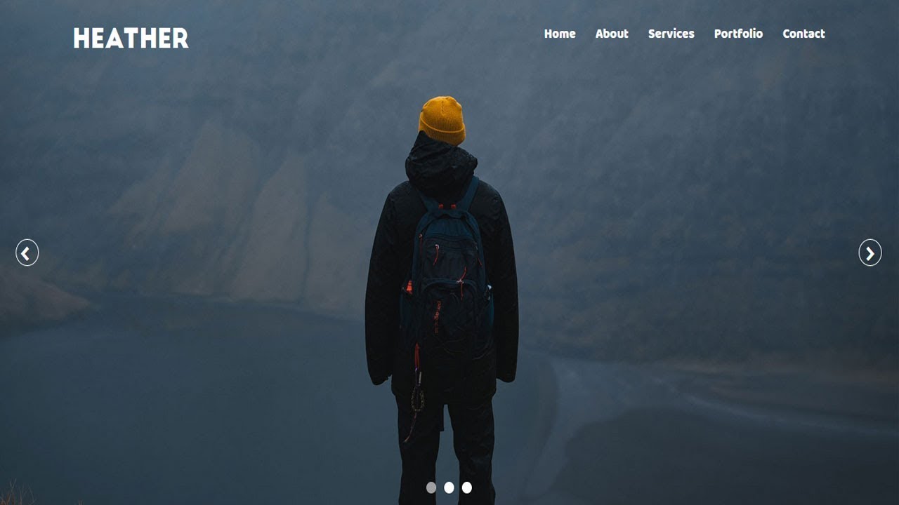 How to Create a Website using HTML and CSS | Homepage Design