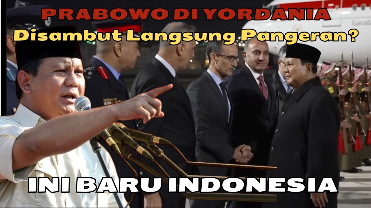 Bikin Bangga! Antusiasme Mahasiswa Sambut Kedatangan Presiden Prabowo di Amman, Yordania