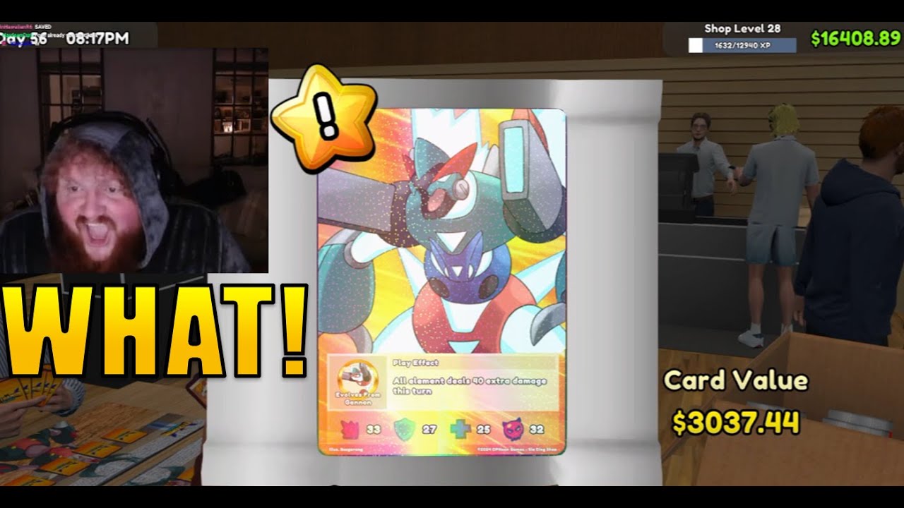 Caseoh Funny Moments on TCG Card Shop Simulator #2