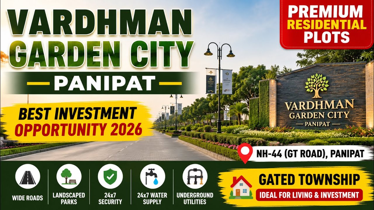 Vardhman Garden City Panipat | Premium Residential Plots | Best Investment Opportunity 2026