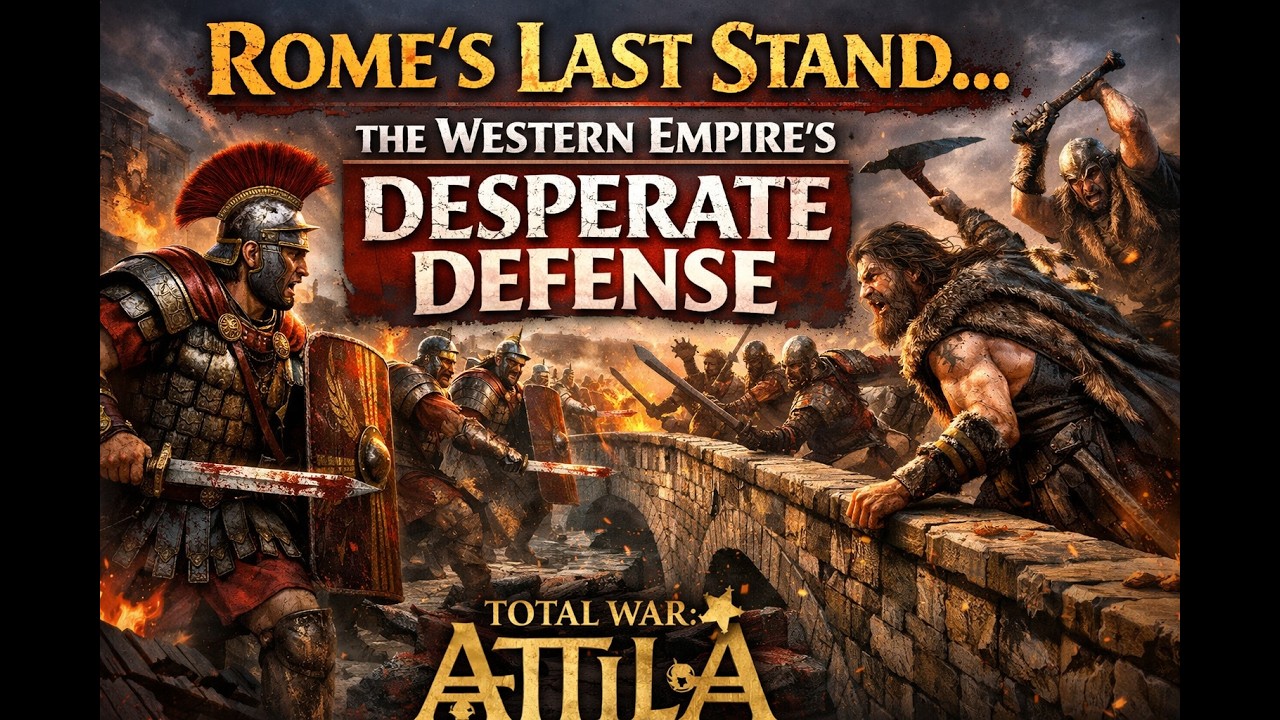 Rome’s Last Stand… The Western Empire’s Desperate Defense | Total War: Attila