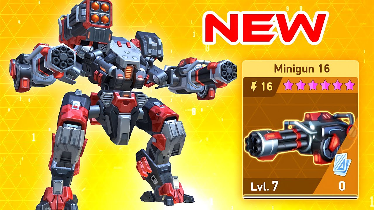 Onyx & Minigun 16 - Mech Arena - New Mech & Weapon