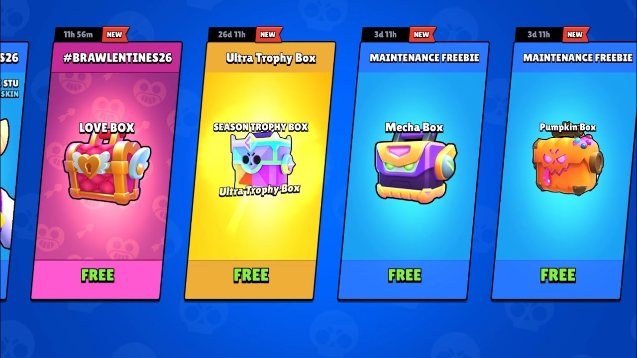 I OPENED 100 DIFFERENT BOXES IN BRAWL STARS!