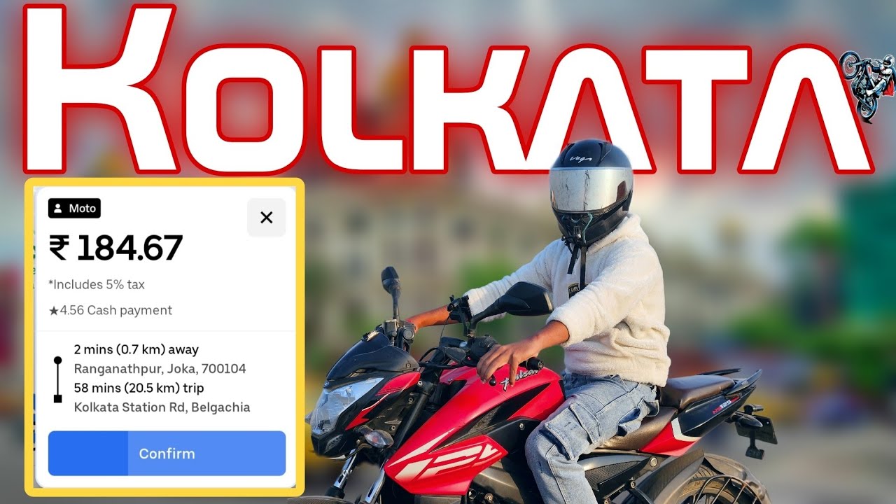 Ola , Uber , Rapido, Indrive Bike Taxi Income 🤑🤑 | Kolkata | The Esa Vlogs