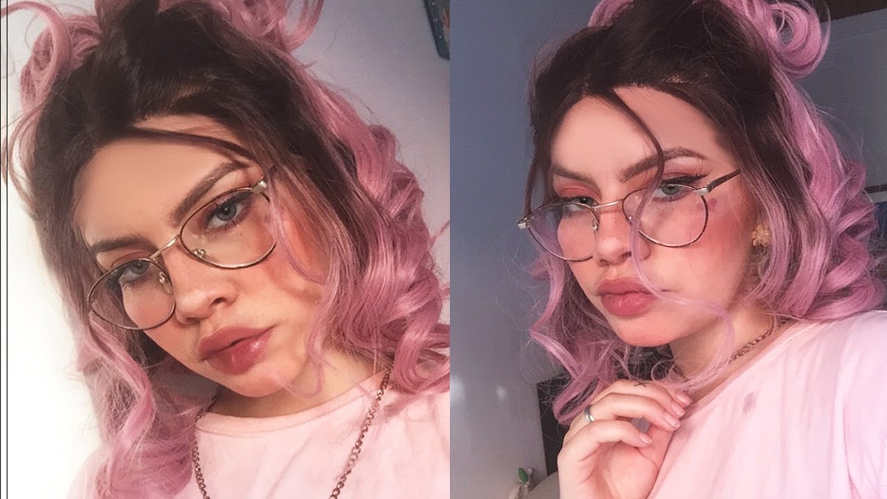 Maquillate Retro 80's + Como cambio el color de los ojos ♡