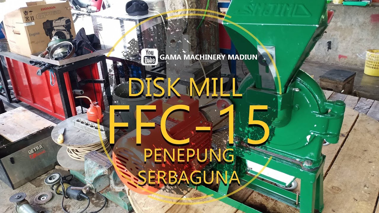 Mesin penepung serbaguna | mesin penepung mini | disk mill ffc 15
