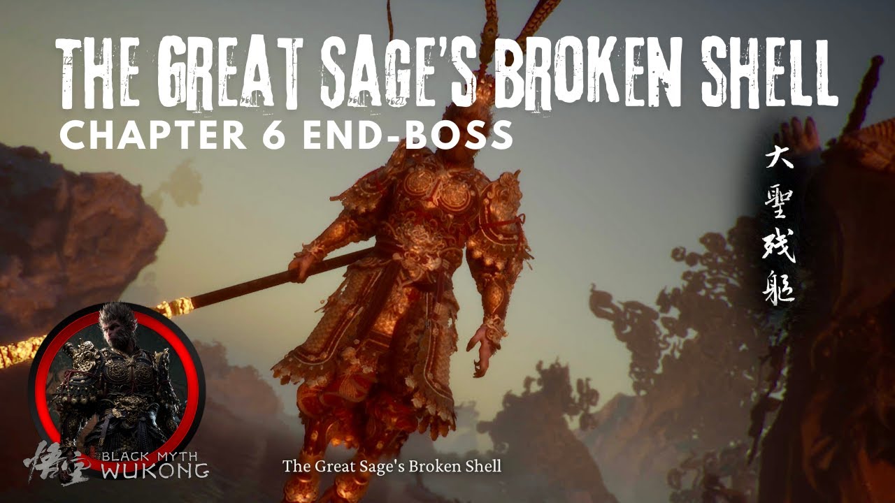 Black Myth: Wukong | The Great Sage's Broken Shell Full Boss Fight | END-BOSS - A Duel of Destiny 🏆