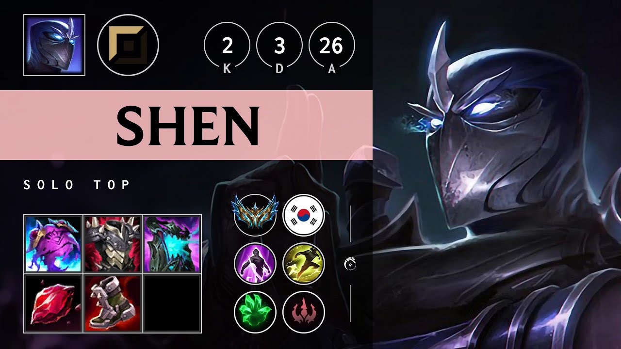 Shen Top vs Gwen - KR Challenger Patch 25.13
