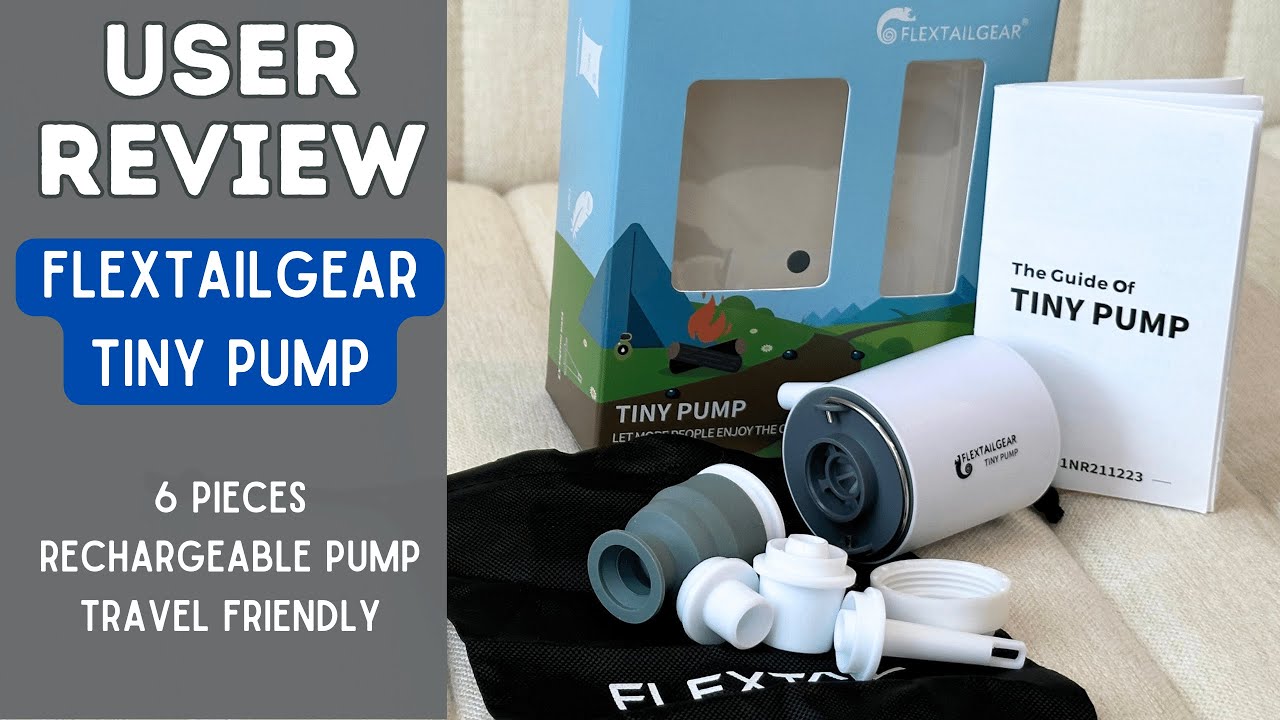 Full Demo of this Travel friendly FLEXTAILGEAR Tiny Pump