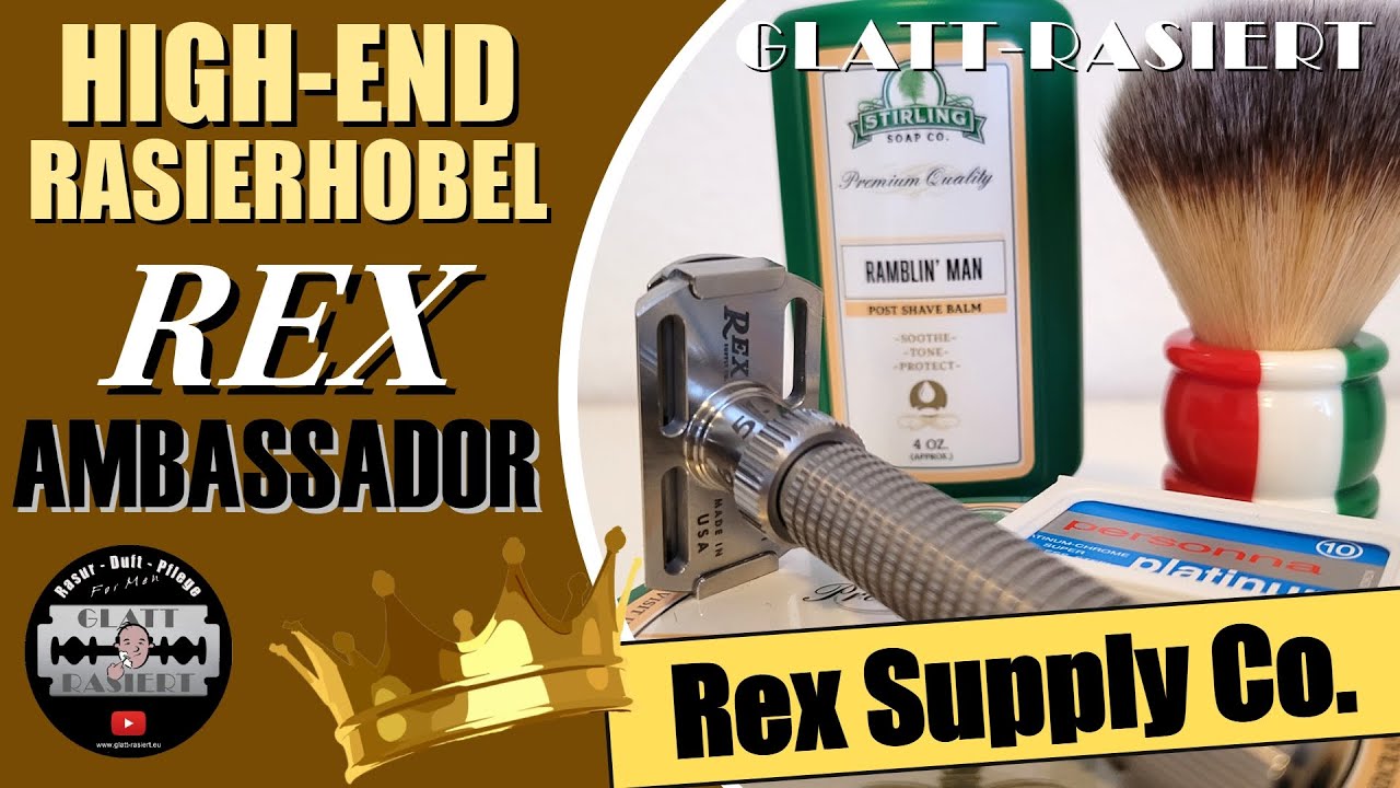 High-End Rasierhobel ║ Rex Ambassador, Personna Platinum / Nassrasur // GLATT - RASIERT
