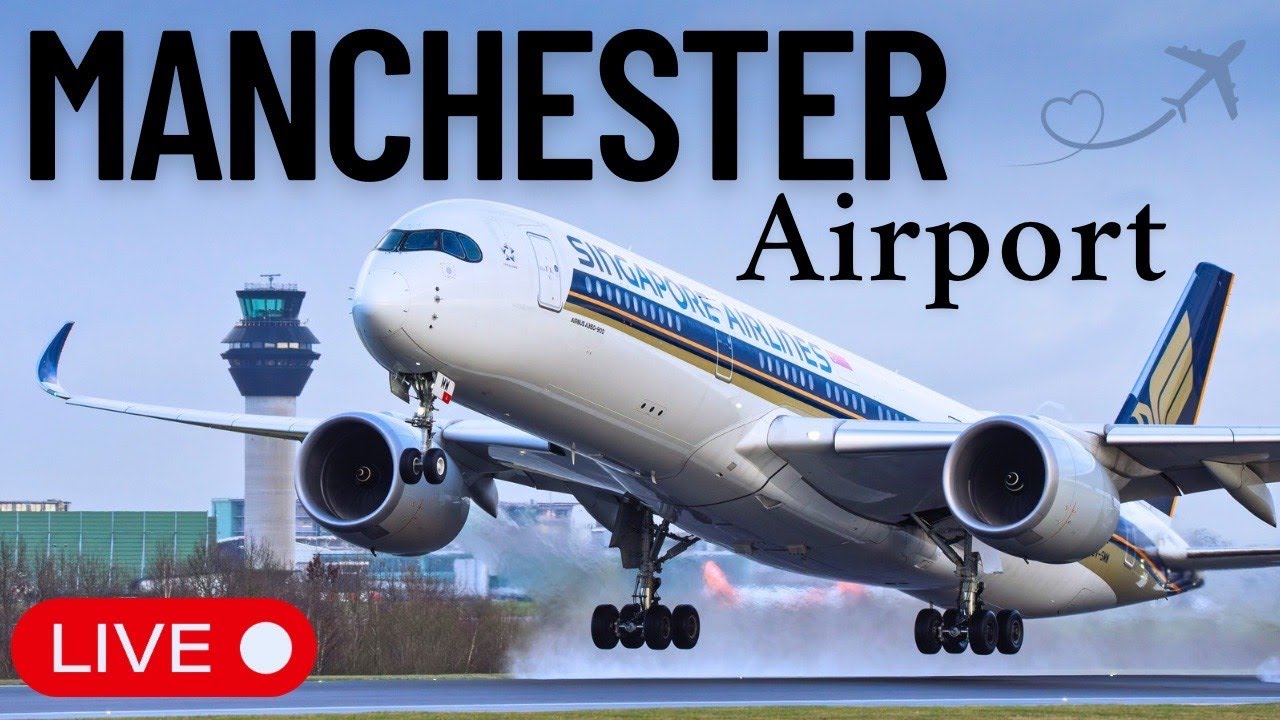 🔴LIVE Manchester Airport Plane Spotting 🛫