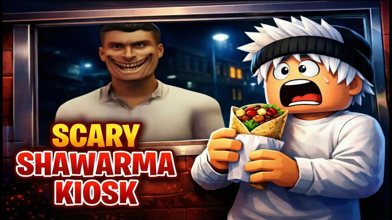 I Survived ROBLOX SCARY SHAWARMA KIOSK! SURVIVING ALON!😮🔥
