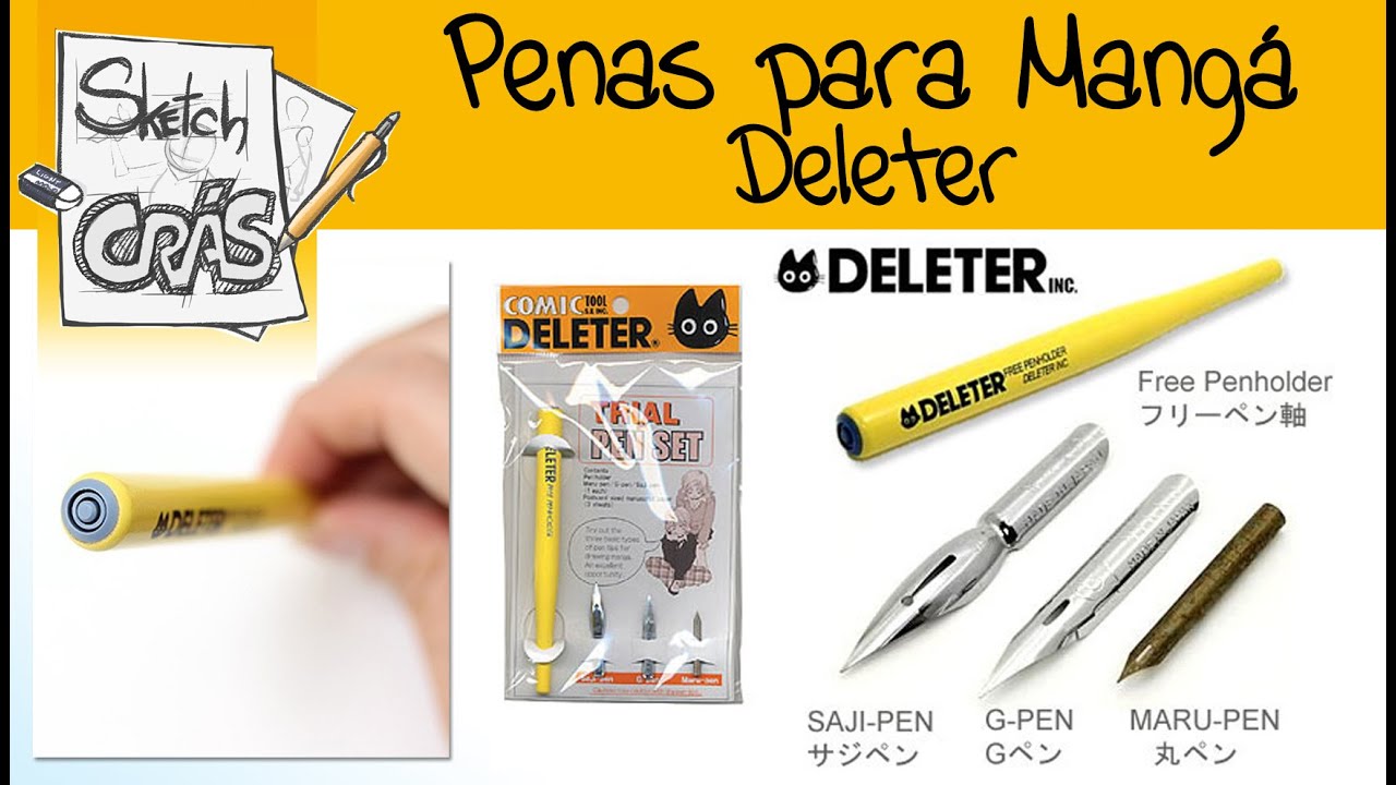 PENAS para Mangá DELETER - Sketch Crás