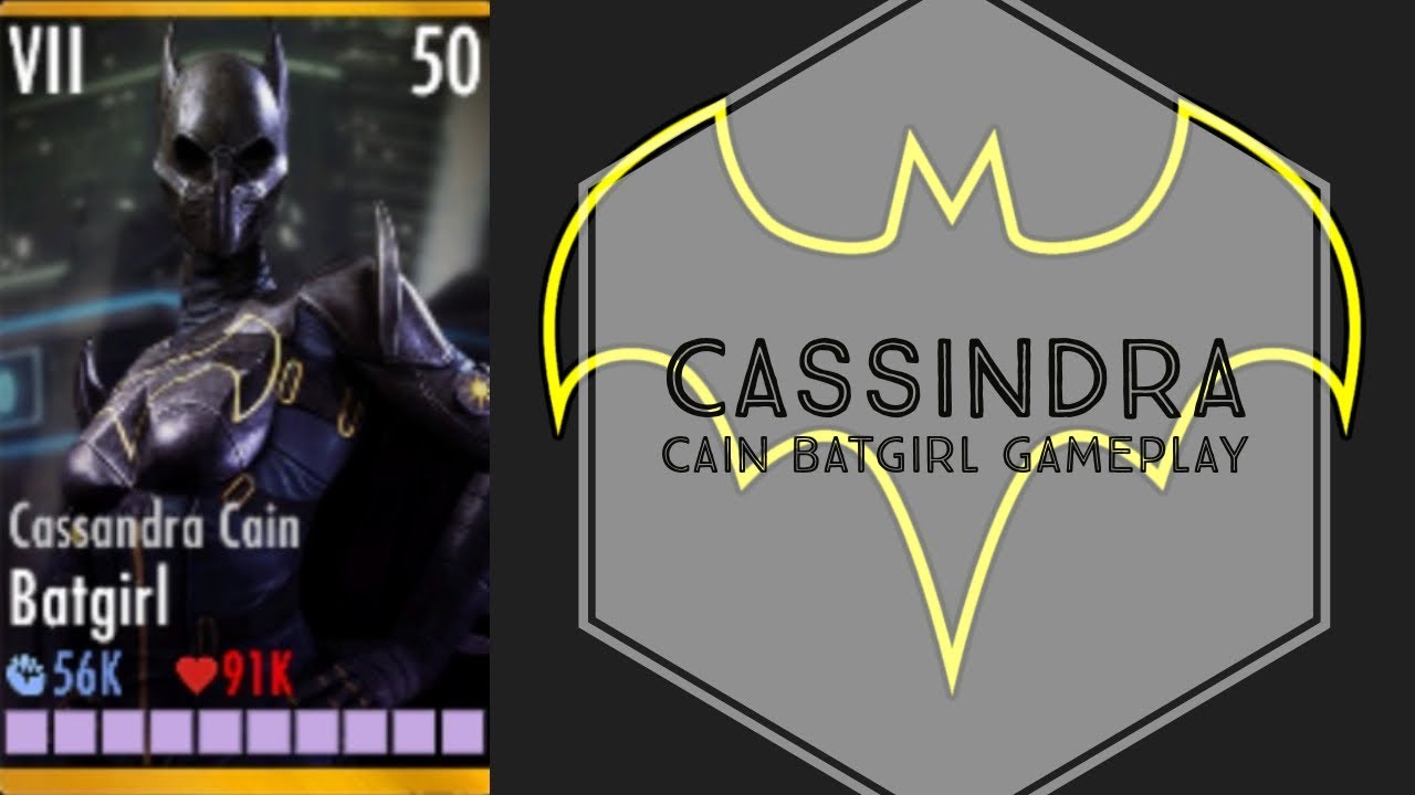 Injustice Gods Among Us Cassandra Cain Batgirl Gameplay Elite VII