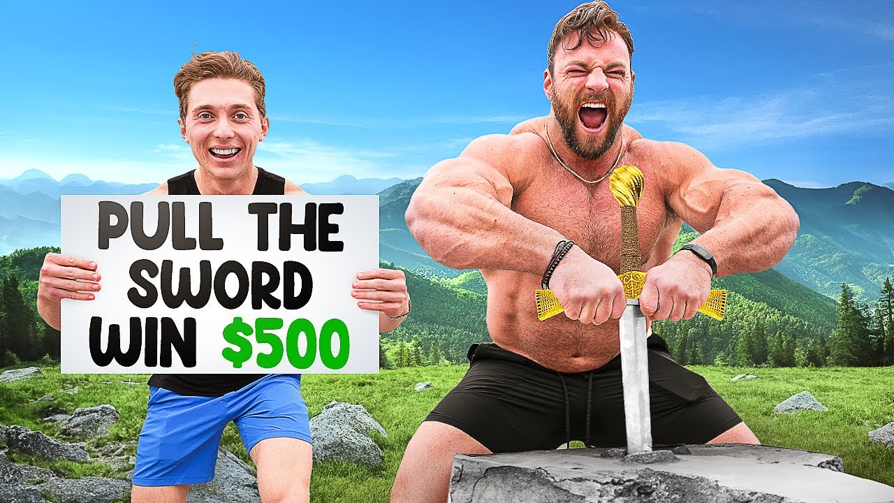 Вытащите меч из камня и выиграйте 500 долларов