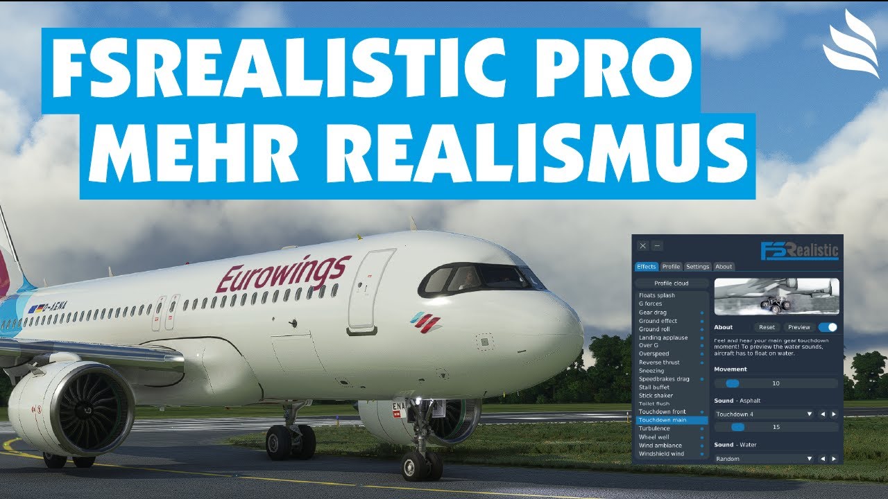 FSRealistic Pro: Zus&auml;tzlicher Realismus durch Kameraeffekte