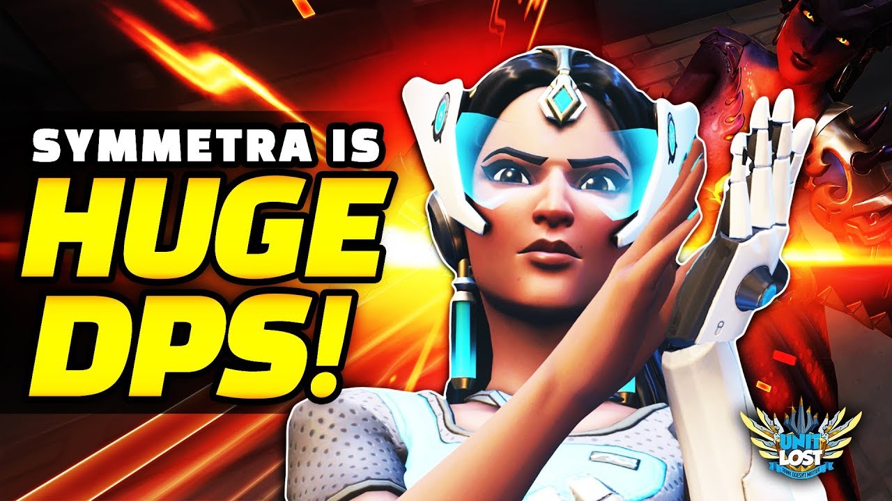 Overwatch - Symmetra is HUGE DPS! - DESTROYS Double Barrier Meta!