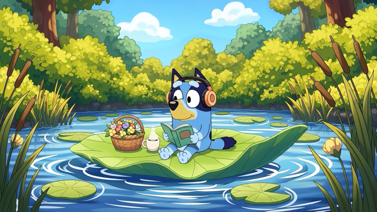 Bluey&rsquo;s Summer Study Vibes 🌿🎧 Calm Lofi Music for Deep Focus & Peaceful Days