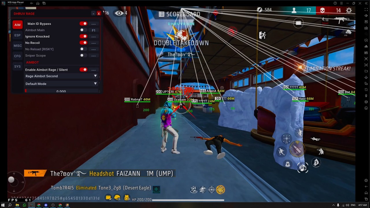 NEW PC FREE 💻 INTERNAL PANEL FREE FIRE 🎯 NEW CSR/BR RANKED | 100% ANTIBAN ✅ |  PC PANEL BRUTAL 100%