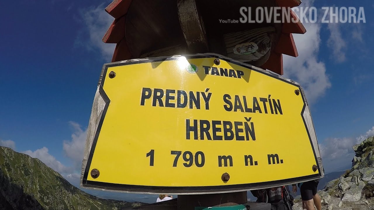 Predný Salatín (1790 m.n.m.) - Hrebeň - Salatínska dolina Lanovka - Západné Tatry - Roháče