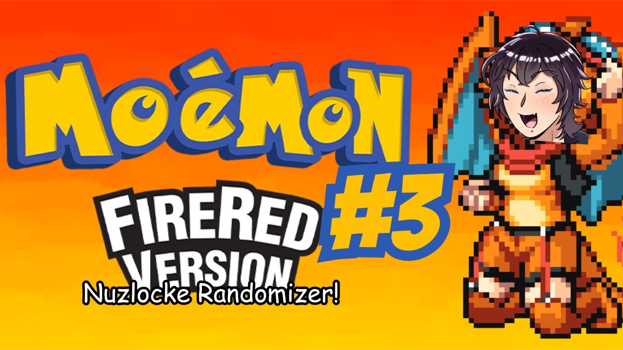 [Moemon FireRed Nuzlocke Randomizer] Watch me fumble pokemon with incredible grace and poise (#3)