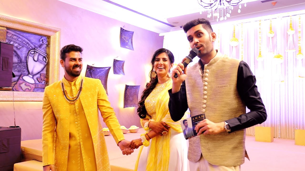 Anchor for Wedding | Best Wedding Anchor | Aman Malhotra | Anchoring for Haldi | Haldi Anchoring