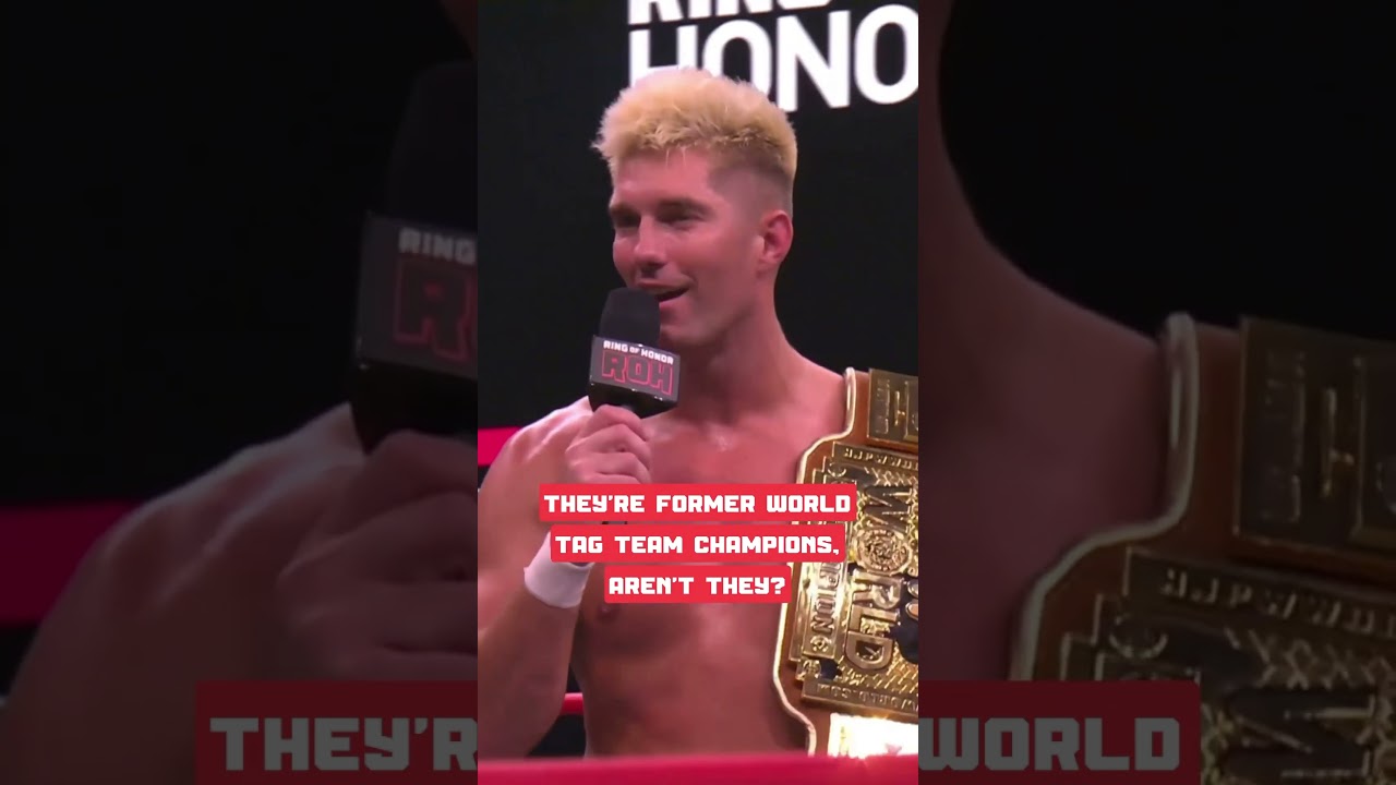 #ZackSabreJr wasn&rsquo;t having any of it while with #SamoaJoe in the #ROH ring. #ringofhonor