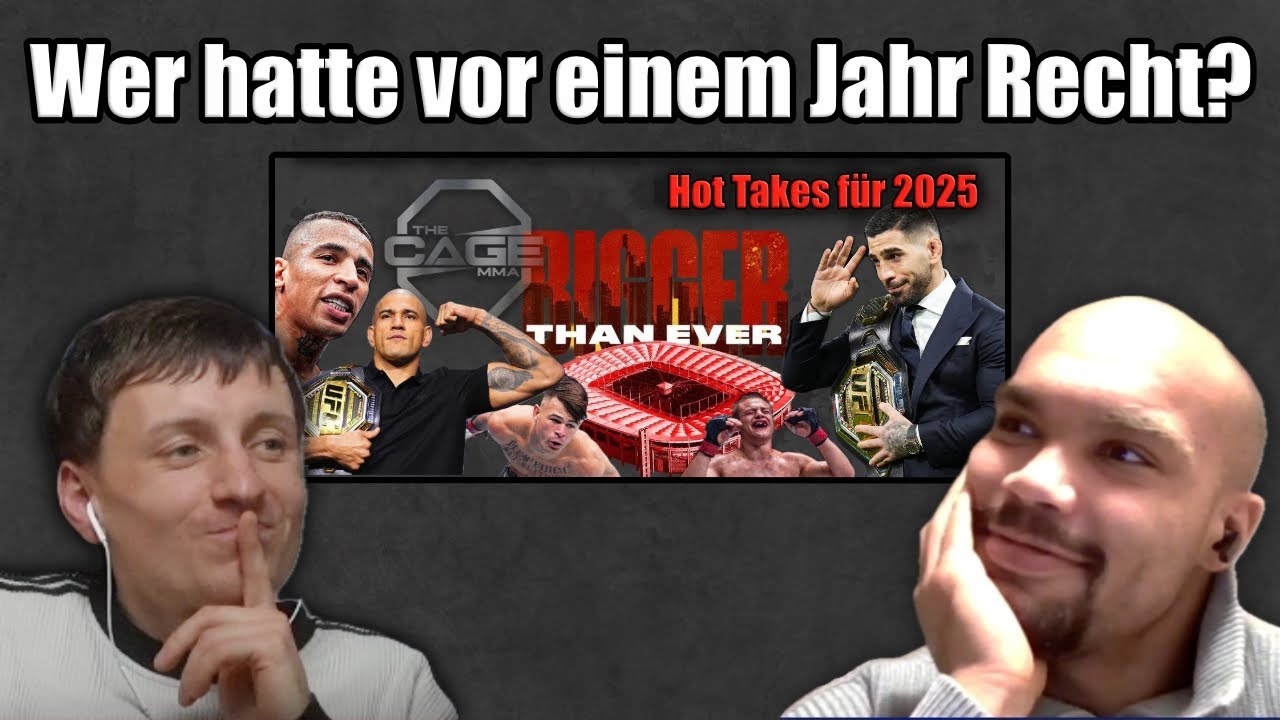 Reaction auf die Hot Takes von vor einem Jahr. Wer hat 2025 richtig predicted?