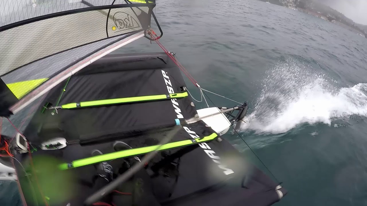 Foiling in the rain 