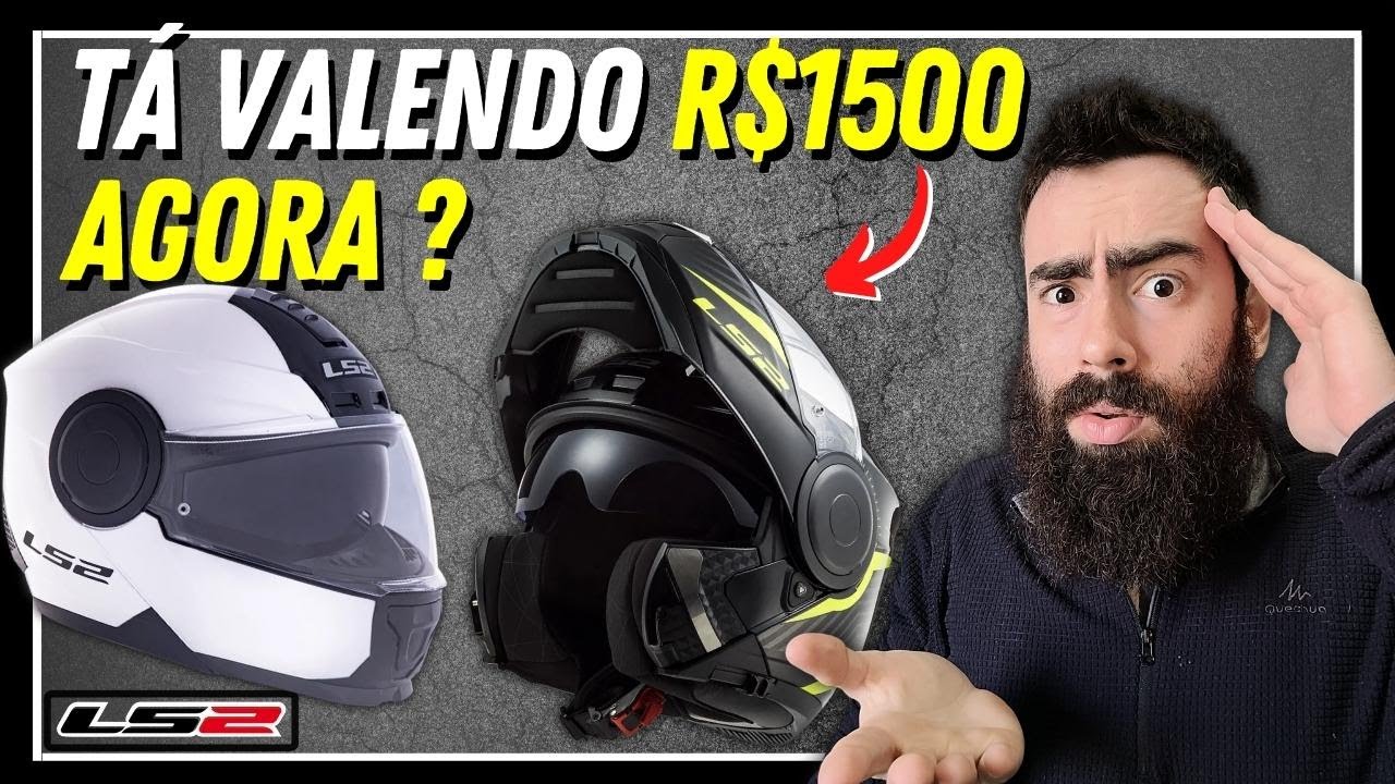 PREÇO NÃO É QUALIDADE / Cuidado ao comprar um capacete caro / É IDEAL PARA VIAJAR - USANDO LS2 SCOPE