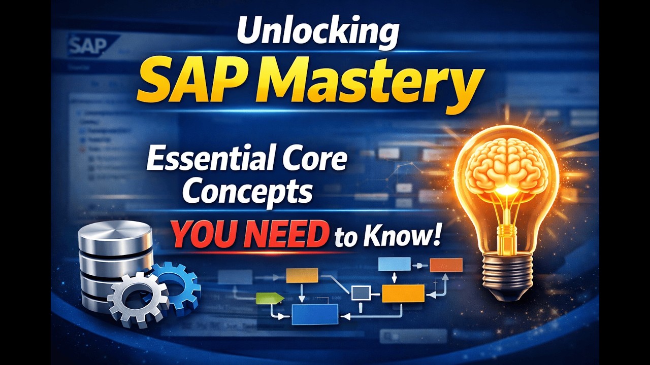 Unlocking SAP Mastery: Essential Core Concepts YOU NEED to Know!