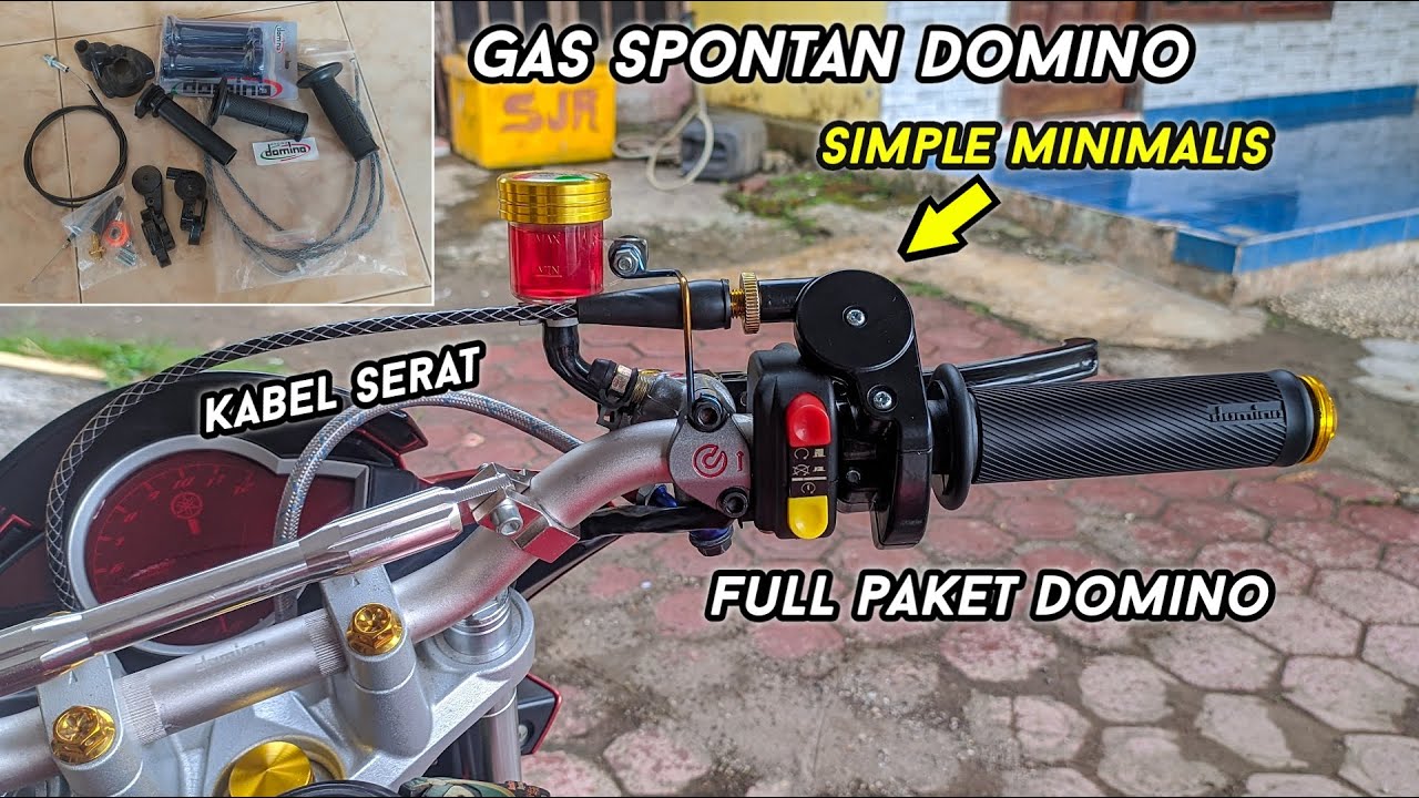 cara pasang gas spontan domino 1 kabel