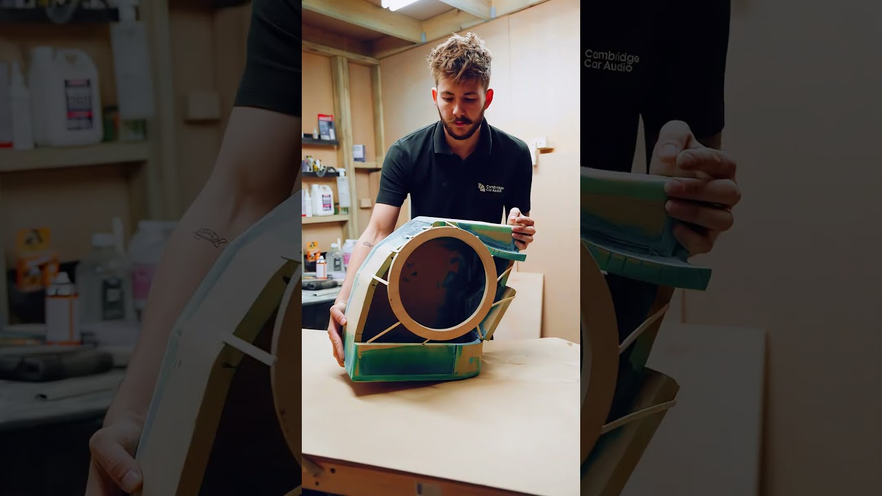 BMW Alpina Custom Subwoofer Box Build Part 2 | Cambridge Car Audio Sound System Upgrade