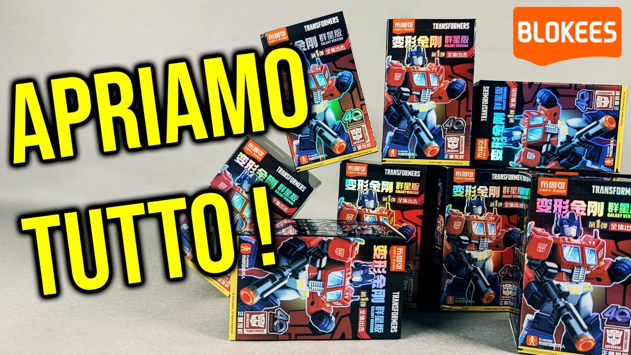 Transformers BLOKEES: apriamo un BOX intero!