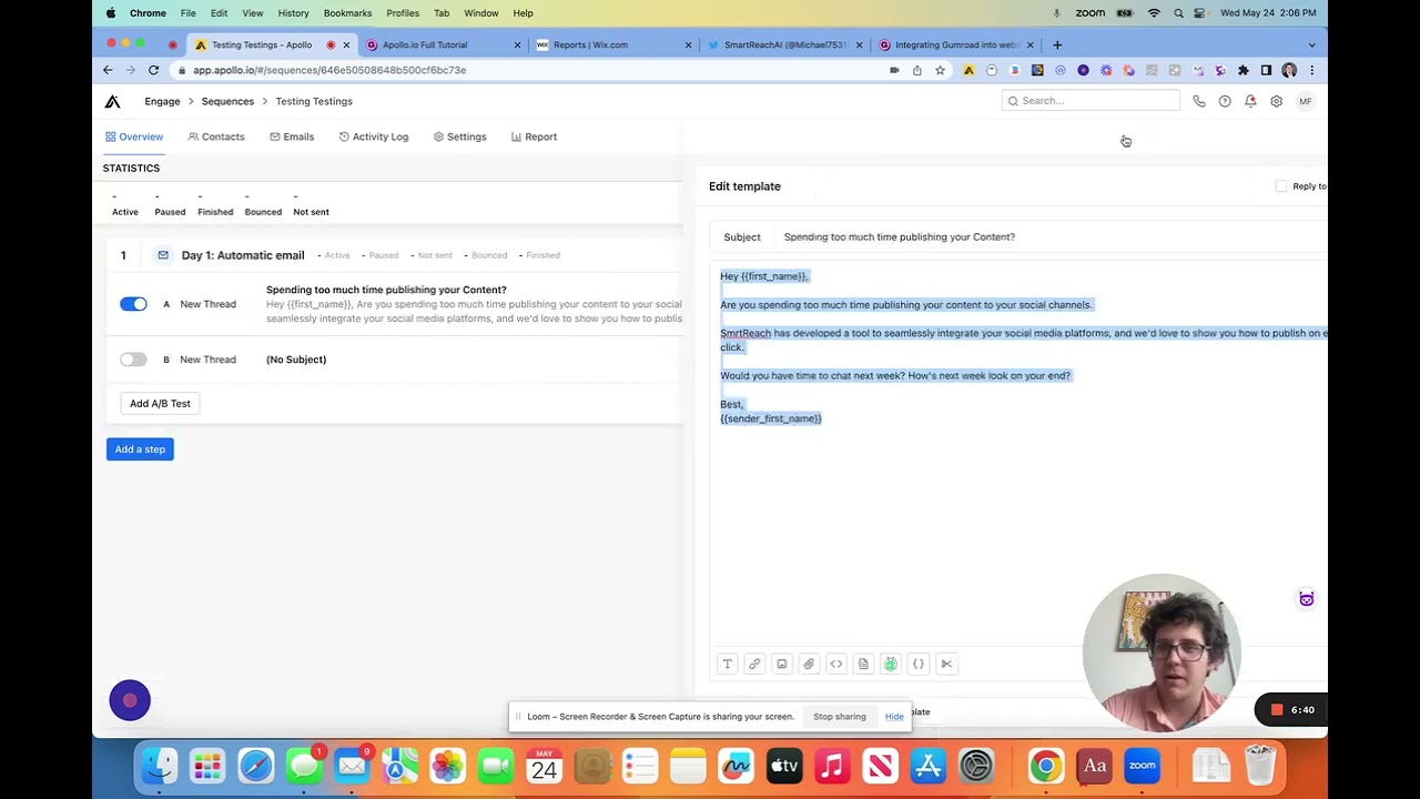 Creating Sequences in Apollo.io