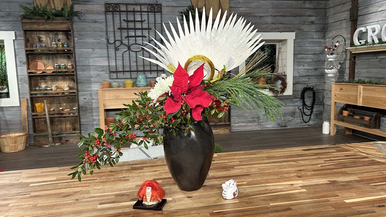 An Ikebana Holiday Arrangement | Making It Grow