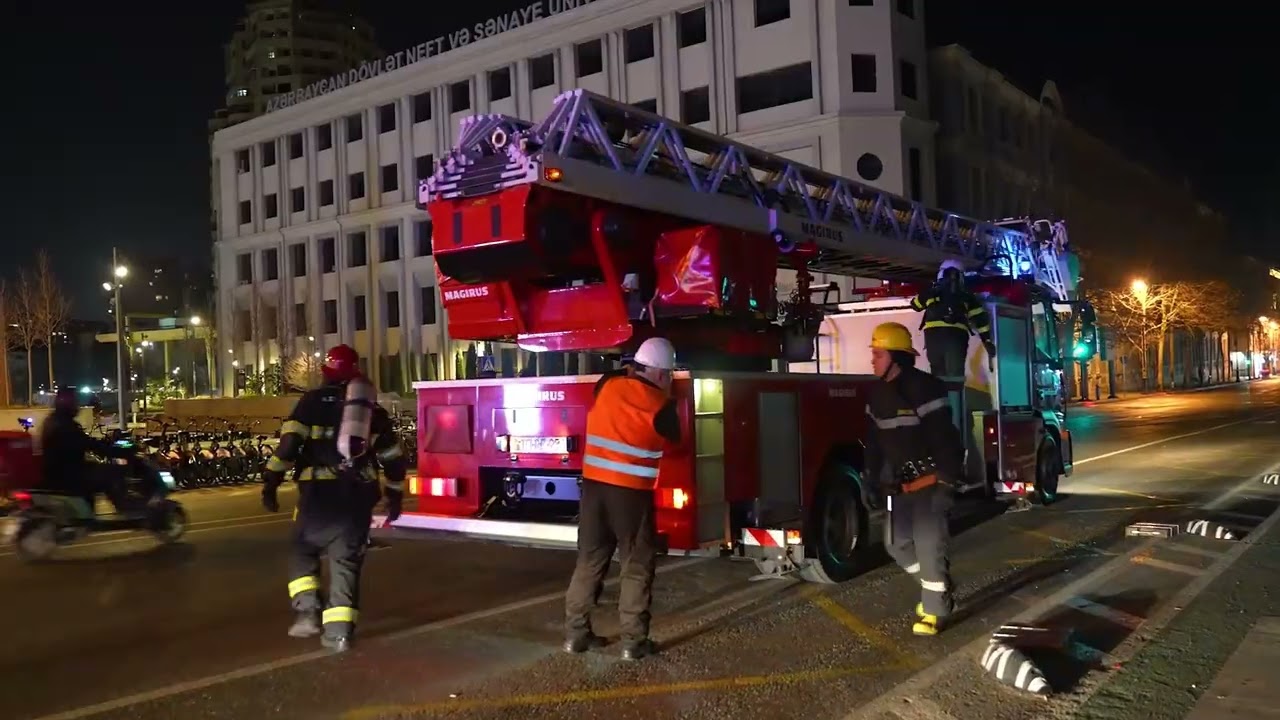 Fövqəladə Hallar Nazirliyi “28 Mall” ticarət mərkəzində təlim keçirib